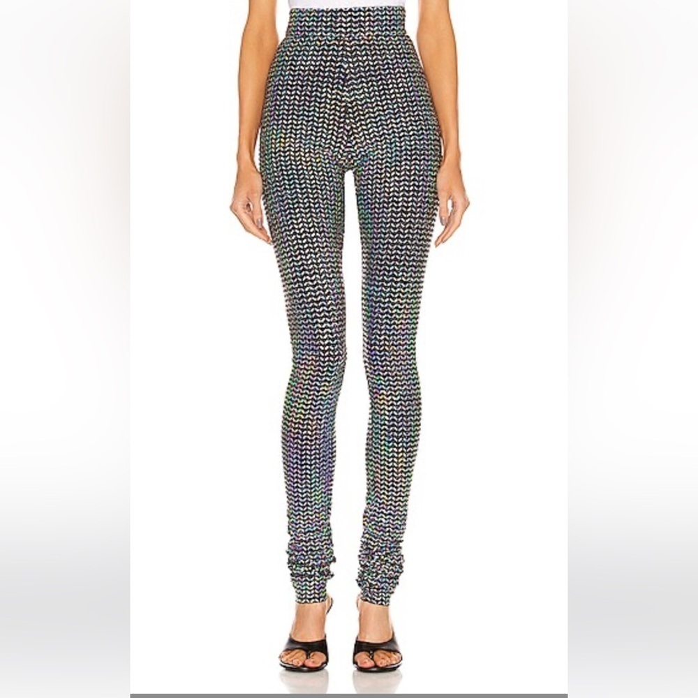 Dolce & Gabbana Black and Multicolor Leggings